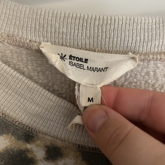 Isabel Marant cheetah sweater size M 100% cotton - Picture 2 of 12